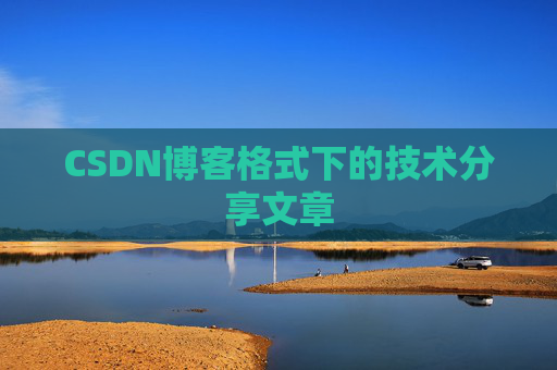 CSDN博客格式下的技术分享文章